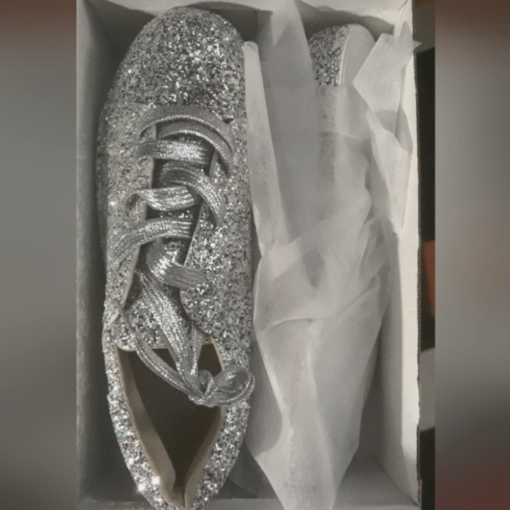 Great Xmas Gift Brand New In Box Silver Sneakers